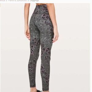 Size 10 Lululemon Wunder Under HR Tight *Engineered Full-On Luxtreme 28" Trellis